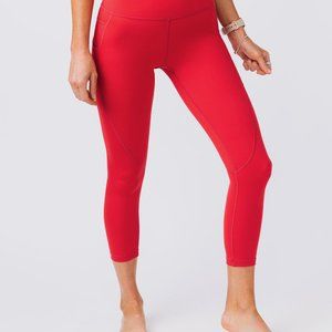 Red Pocket Light n Tight Hi-Rise Capri 20"